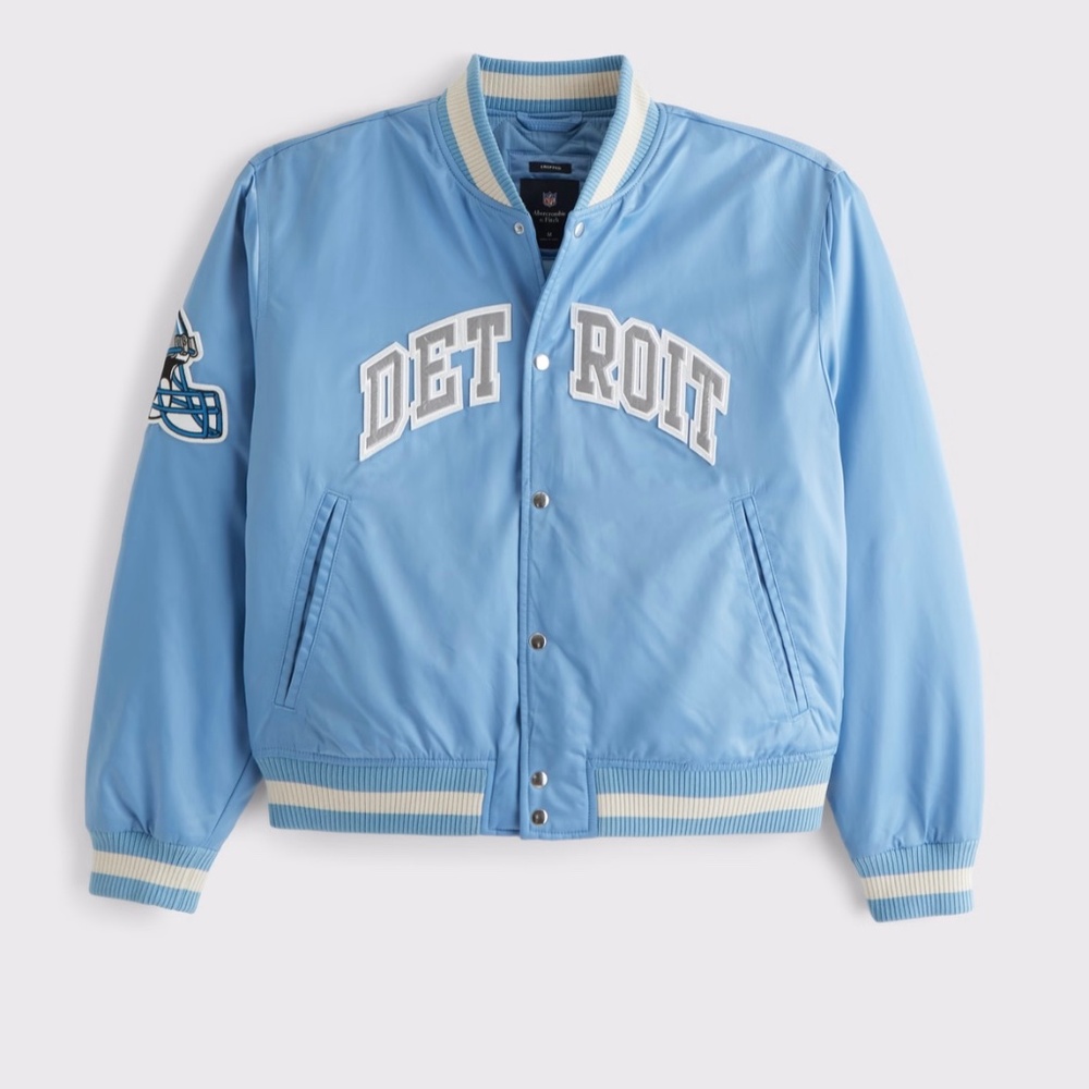 Detroit Lions Varsity Bomber Jacket